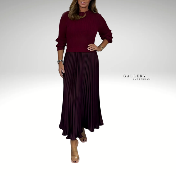 Ann | Elegante geplooide jurk